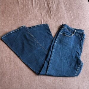 Old Navy Dark Blue Flare Jeans